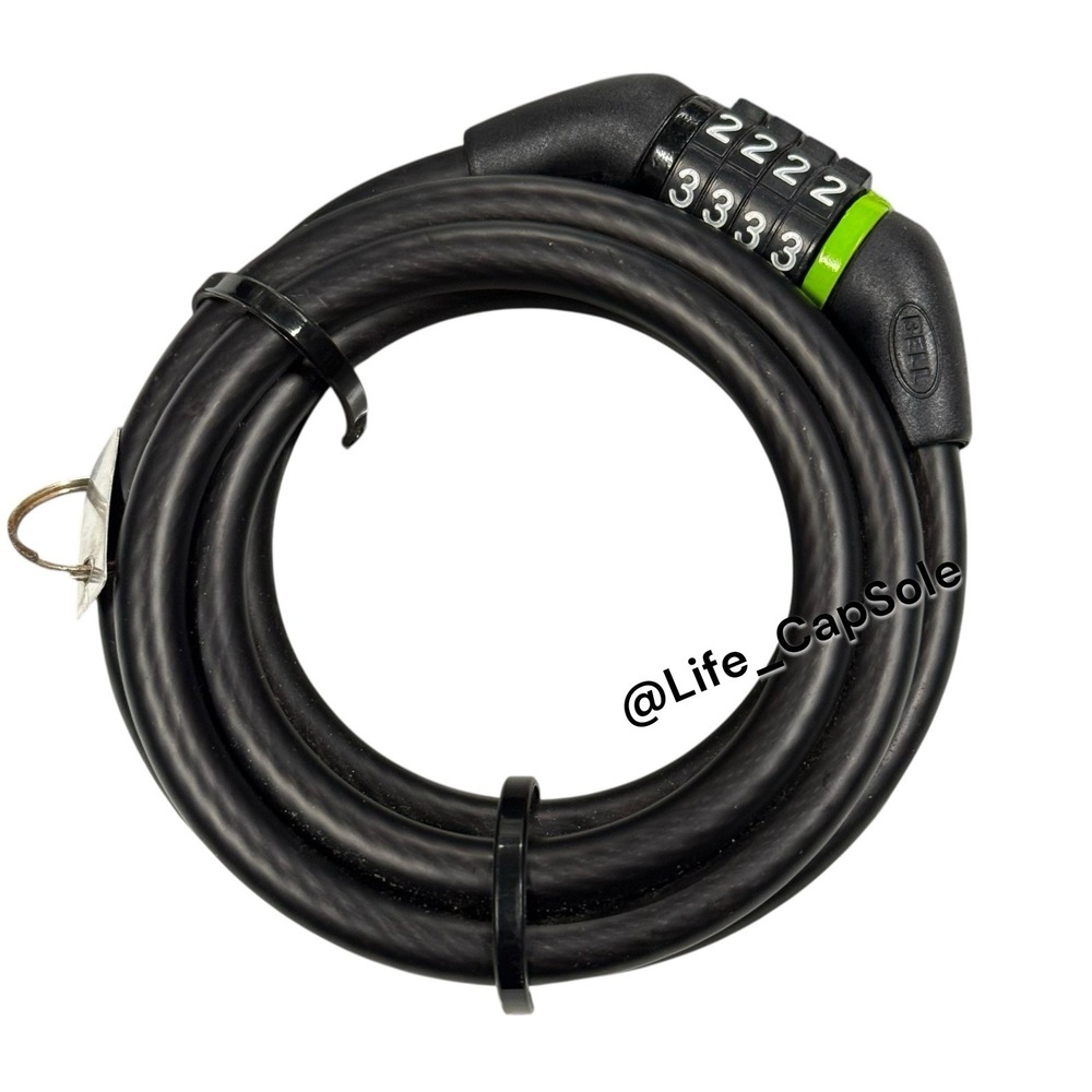 BELL Bicycle Combination Cable Lock 8mm x 5' Protective‎ Cover Bike Lock D17 - Picture 4 of 6